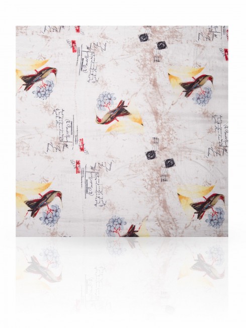 Палантин Женский S-VINTAGE.BIRD/WHITE